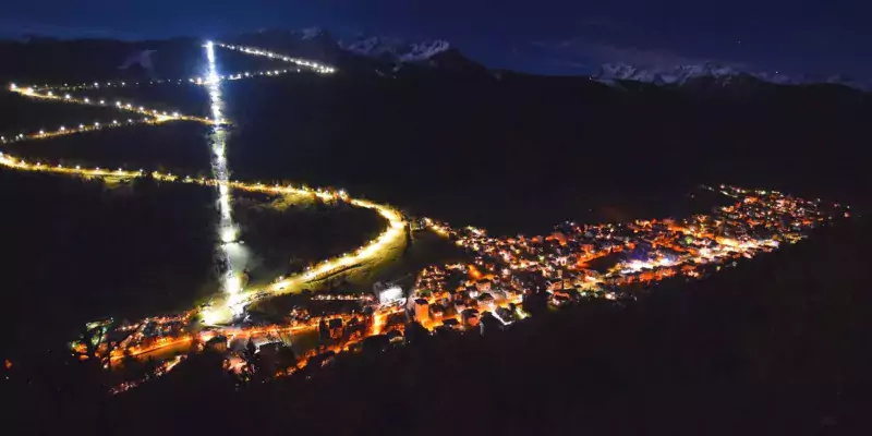 Baradello by night Aprica