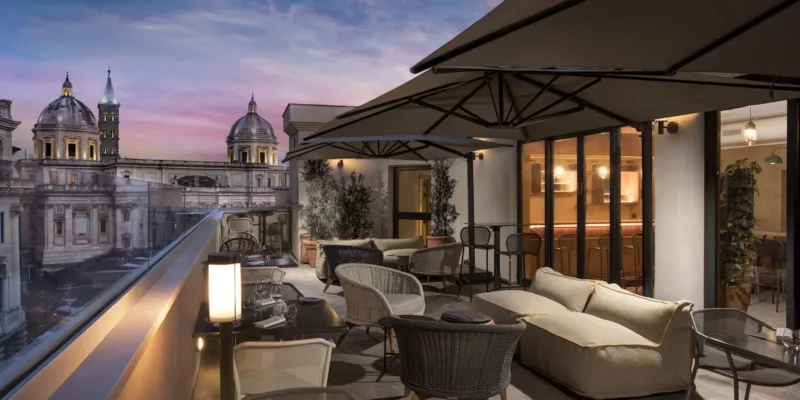 DoubleTree by Hilton Rome Monti rooftop bar