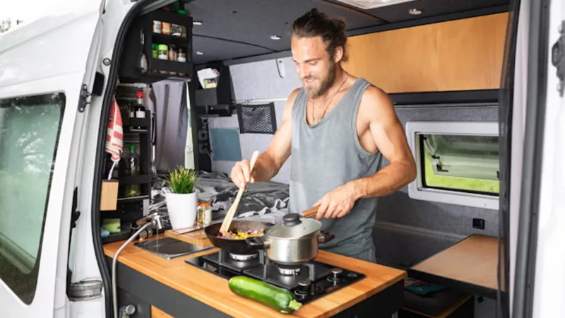 Cucinare in Camper