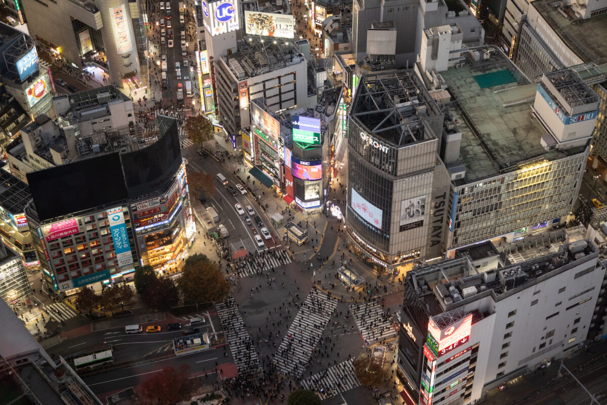 Tokyo Shibuya Scramble Crossing