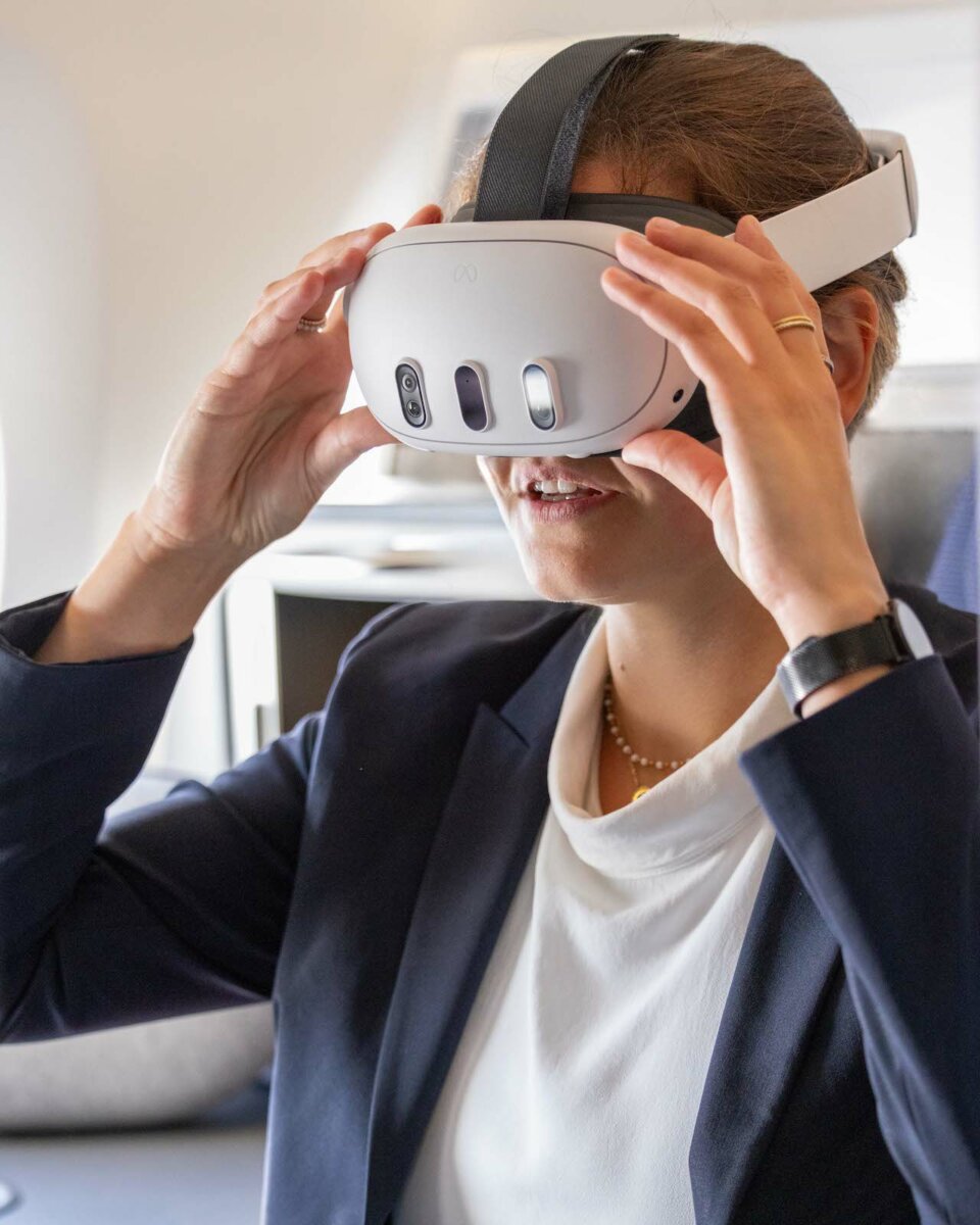 Lufthansa First Class Allegris Visore VR