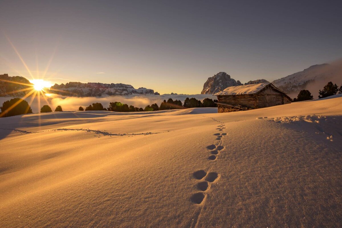 Val Gardena tramonto