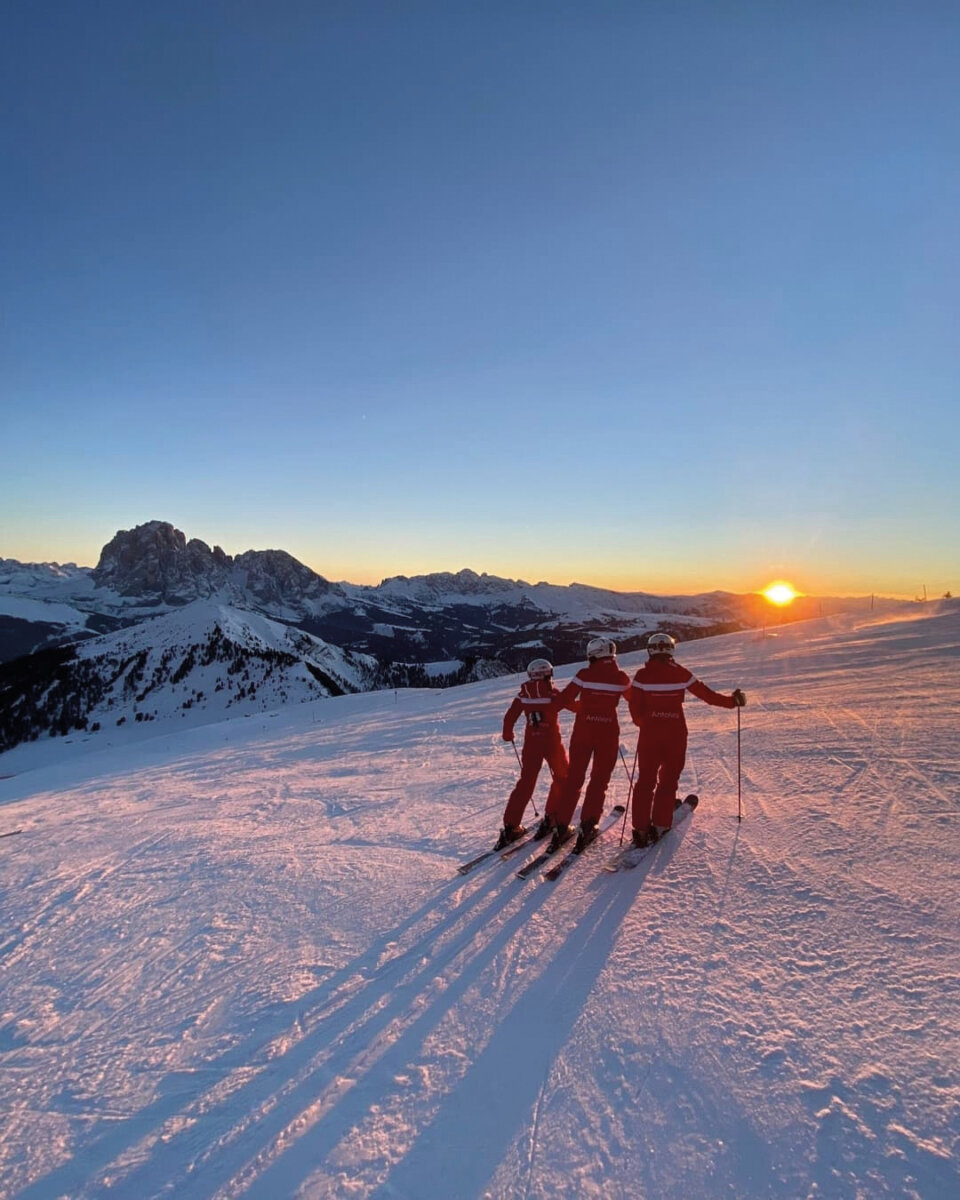 Val Gardena tramonto