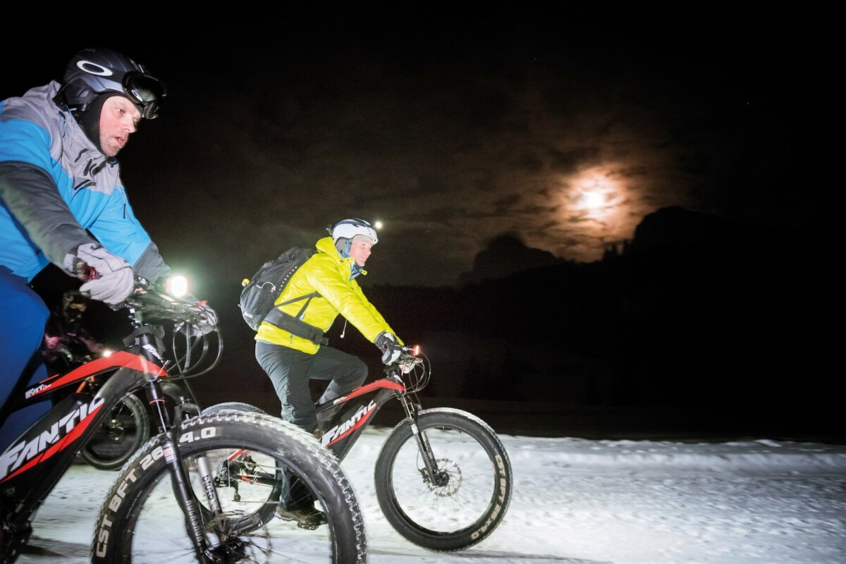 Val Gardena ebike notte