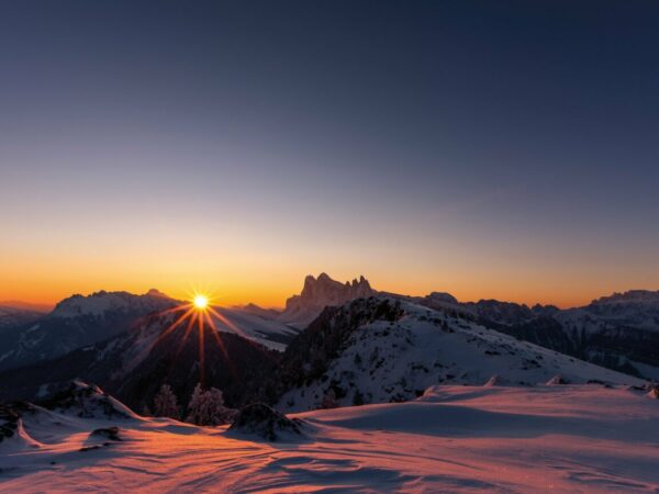 Val Gardena tramonto