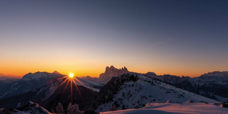 Val Gardena tramonto