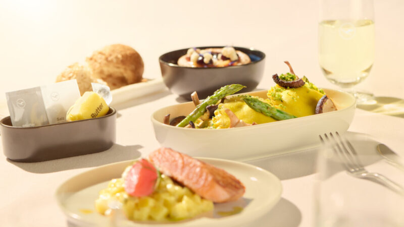 Menu Business Class Lufthansa