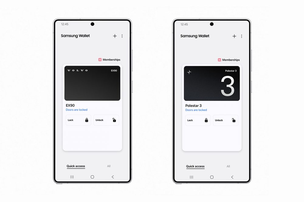 Samsung Digital Key Volvo Polestar